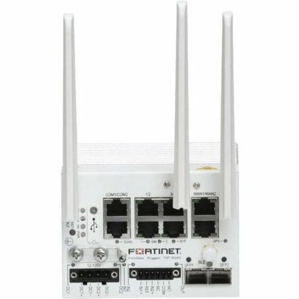 Fortinet FortiGate Rugged FGR-70F Network Security/Firewall Appliance - 5 Port - 10/100/1000Base-T, 1000Base-X - Gigabit Ethernet - 1 GB/s Firewall Throughput - AES (256-bit), SHA-256, SSL - 100 VPN - 6 x RJ-45 - 2 Total Expansion Slots - DIN Rail Mountab