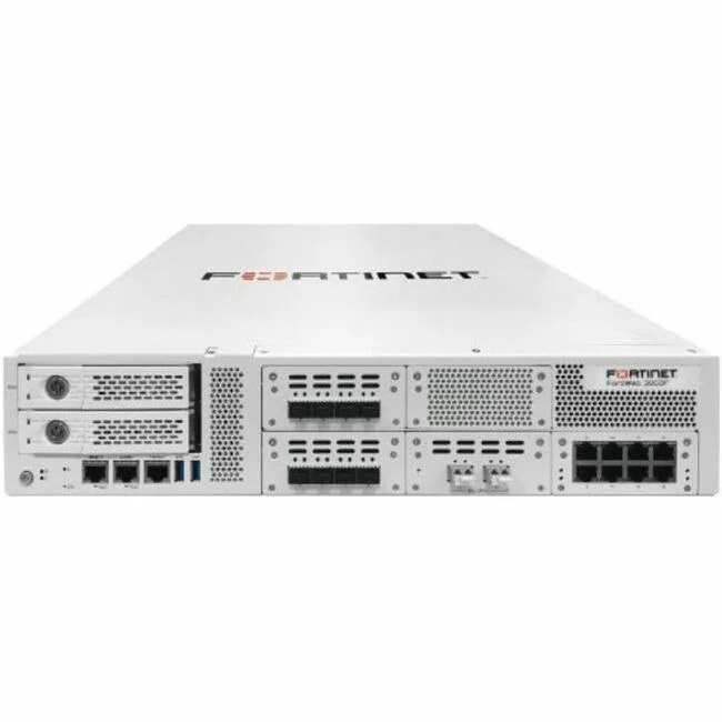 Fortinet FortiWeb FWB-3000F Network Security/Firewall Appliance - 8 Port - 10/100/1000Base-T, 10GBase-SR - 10 Gigabit Ethernet - 8 x RJ-45 - 10 Total Expansion Slots - 3 Year FortiCare Premium and FortiWeb Advanced Bundle - 2U - Rack-mountable