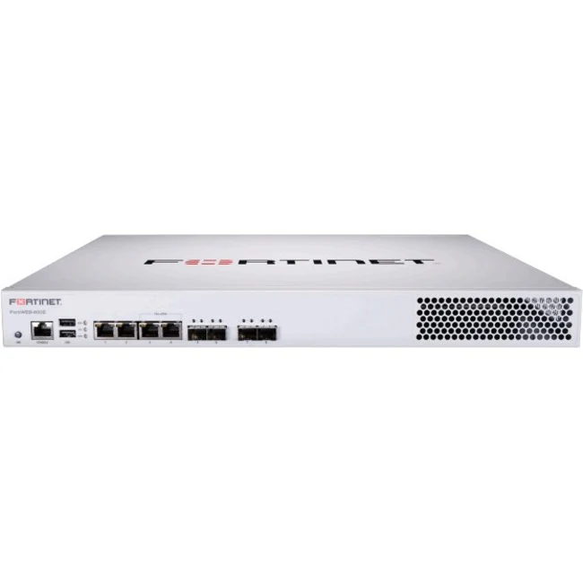 Fortinet FortiWeb FWB-600E Network Security/Firewall Appliance - 4 Port - 1000Base-T, 1000Base-X - Gigabit Ethernet - 4 x RJ-45 - 4 Total Expansion Slots - 3 Year 24x7 FortiCare and FortiWeb Standard - 1U - Rack-mountable