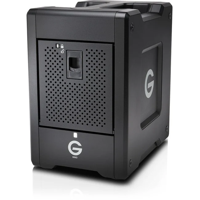 G-Technology G-SPEED Shuttle SSD 8-Bay Storage System - 8 x SSD Supported - 16 TB Supported SSD Capacity - 16 TB Total Installed SSD Capacity - RAID Supported - 0, 1, 5, 10, 50 RAID Levels - 8 x Total Bays - Desktop