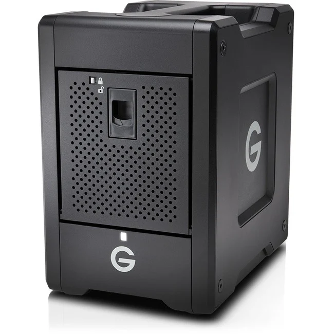 G-Technology G-SPEED Shuttle Thunderbolt 3 48TB Black NA - 4 x HDD Supported - 48 TB Supported HDD Capacity - 4 x HDD Installed - 48 TB Installed HDD Capacity - Serial ATA Controller - RAID Supported - 0, 1, 5, 10 RAID Levels - 4 x Total Bays - 4 x 3.5" B