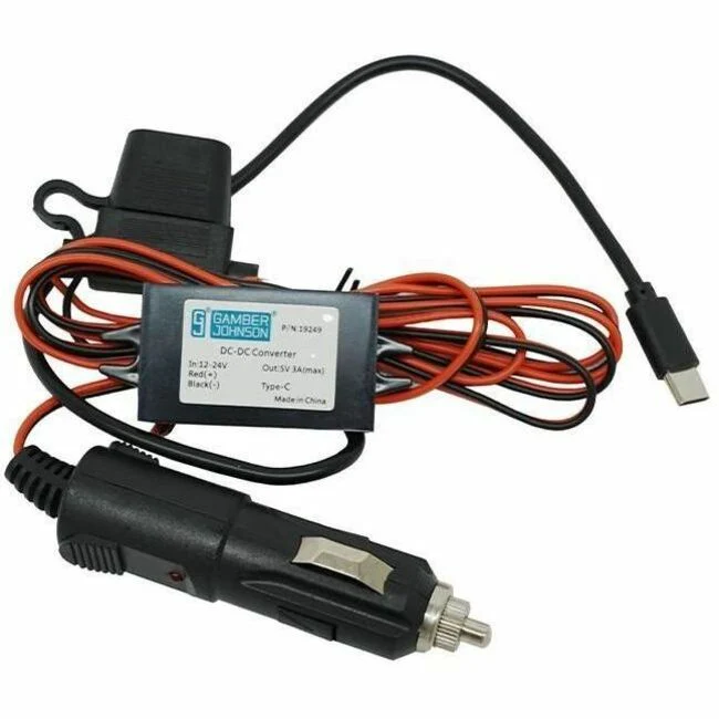 Gamber-Johnson Auto Adapter - 12 V DC, 24 V DC Input - 5 V DC/3 A Output