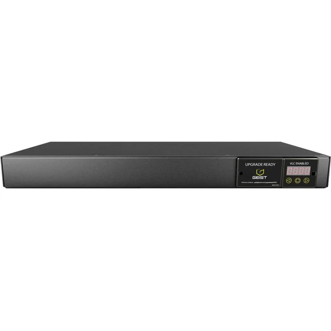 Geist MN01D1R0-10L138-2TL6A0H10-S 10-Outlet PDU - Metered - NEMA L6-20P - 10 x U-Lock IEC 60320 C13 - 230 V AC - 1U - Horizontal - Rack-mountable