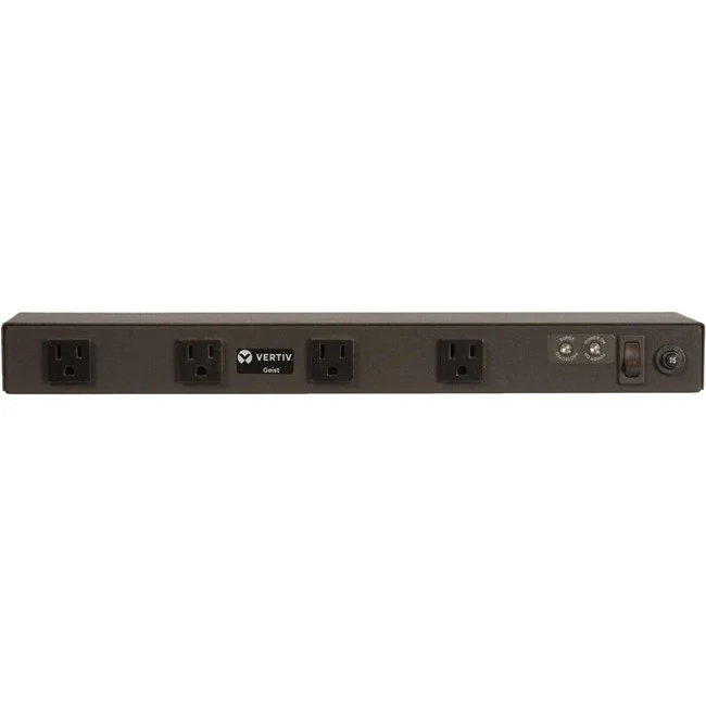 Geist rPDU SPX084-10 8-Outlets PDU - Basic - NEMA 5-15P - 8 x NEMA 5-15R - 120 V AC - Horizontal - Rack-mountable, Cabinet-mountable - TAA Compliant