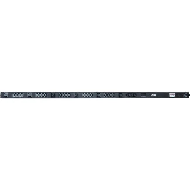 Geist rPDU VHVBN302-102IN6TL6 30-Outlets PDU - Basic - NEMA L6-20P - 24 x IEC 60320 C13, 6 x IEC 60320 C19 - 230 V AC - Vertical - Rack-mountable, Cabinet-mountable - TAA Compliant