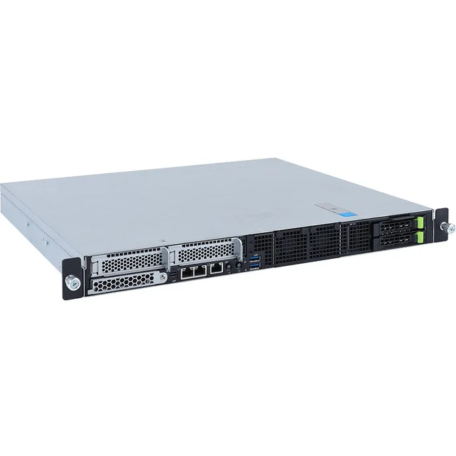 Gigabyte E152-ZE0 Barebone System - 1U Rack-mountable - Socket SP3 - 1 x Processor Support - AMD Chip - 256 GB DDR4 SDRAM DDR4-3200/PC4-25600 Maximum RAM Support - 8 Total Memory Slots - Serial ATA/600 Controller - ASPEED AST2600 Graphic(s) - 2 2.5" Bay(s
