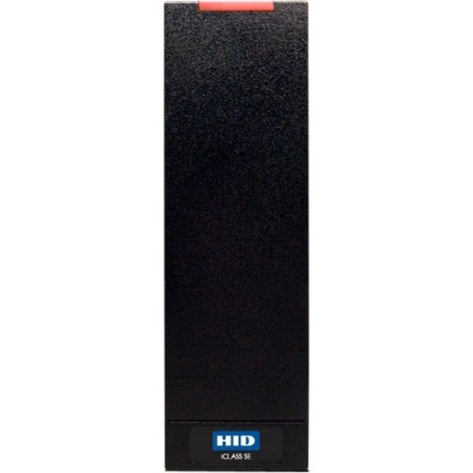HID iCLASS SE R15 Smart Card Reader - Cable - 3.54" Operating Range - Pigtail - Black