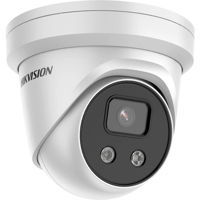 Hikvision AcuSense PCI-T15F4S 5 Megapixel HD Network Camera - Color - Turret - 131.23 ft Infrared Night Vision - H.265+, H.265, H.264+, H.264, MJPEG, H.264 BP, H.264 (MP), H.264 HP, H.265 (MP) - 2592 x 1944 - 4 mm Fixed Lens - 30 fps - CMOS - Pole Mount,