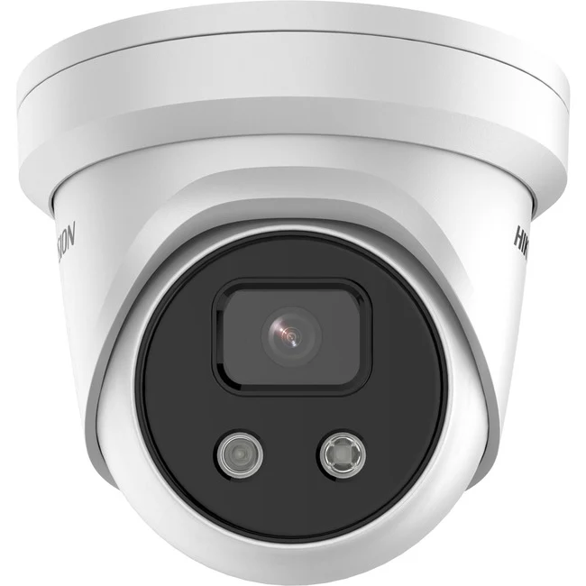 Hikvision Performance PCI-T18F2S 8 Megapixel Outdoor 4K Network Camera - Color - Turret - White - 131.23 ft Infrared Night Vision - H.265+, H.265, H.264+, H.264, MJPEG, H.264 BP, H.264 (MP), H.264 HP, H.265 (MP) - 3840 x 2160 - 2.80 mm Fixed Lens - 30 fps