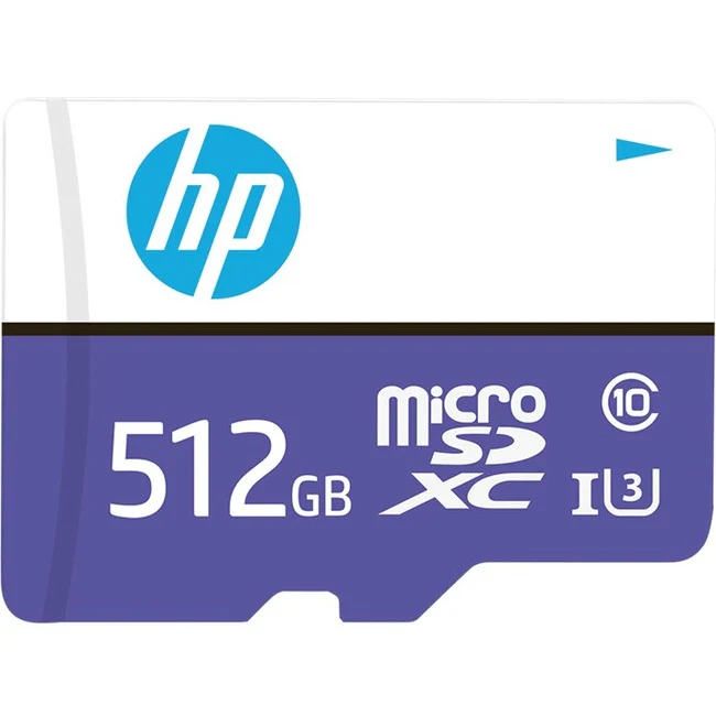HP mx330 512 GB Class 10/UHS-I (U3) microSDXC - 100 MB/s Read - 2 Year Warranty
