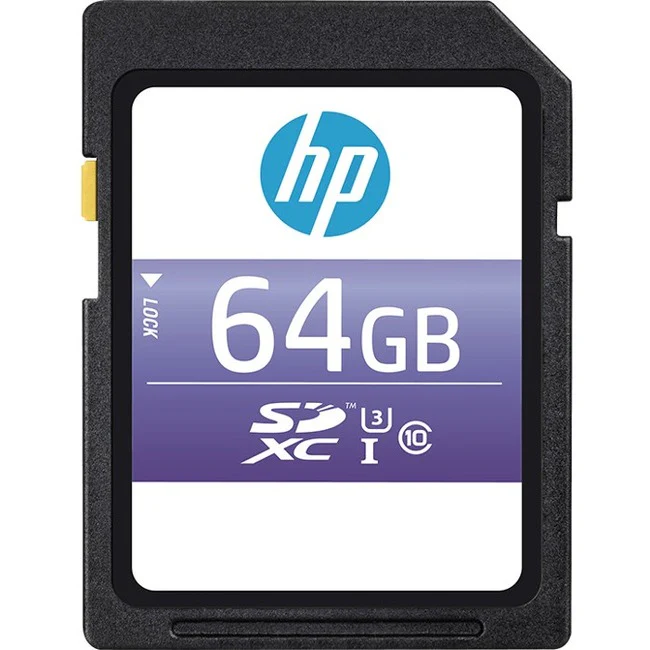 HP sx330 64 GB Class 10/UHS-I (U3) SDXC - 95 MB/s Read - 2 Year Warranty