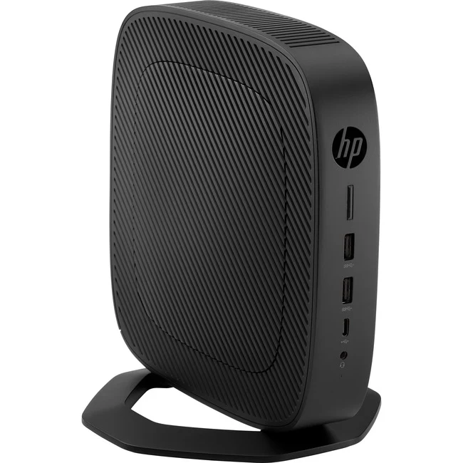 HP t640 Small Form Factor Thin Client - AMD Ryzen R1505G Dual-core (2 Core) 2.40 GHz - TAA Compliant - 4 GB RAM DDR4 SDRAM - 16 GB Flash - AMD Radeon Vega 3 Graphics - Gigabit Ethernet - HP Smart Zero - IEEE 802.11ac - DisplayPort - VGA - Network (RJ-45)