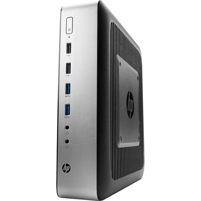 HP t730 Thin Client - AMD R-Series RX-427BB Quad-core (4 Core) 2.70 GHz - TAA Compliant - 8 GB RAM DDR3L SDRAM - 16 GB Flash - AMD FirePro W2100 Graphics - Gigabit Ethernet - HP ThinPro 32-bit - DisplayPort - Network (RJ-45) - 9 Total USB Port(s) - 6 USB