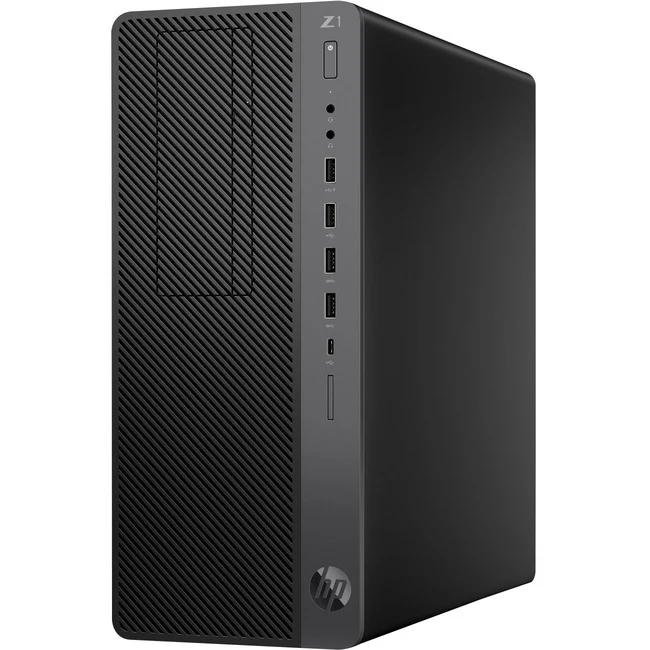 HP Z1 G5 Workstation - 1 x Intel Core i7 Octa-core (8 Core) i7-9700 9th Gen 3 GHz - 32 GB DDR4 SDRAM RAM - 256 GB SSD - Tower - Black - Serial ATA/600 Controller - 0, 1, 5, 10 RAID Levels - Intel Optane Memory Ready - Gigabit Ethernet