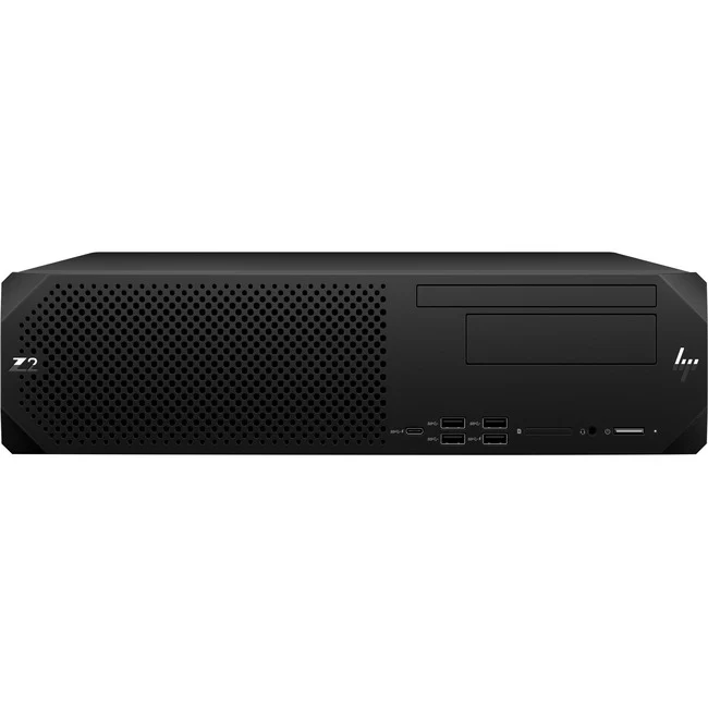 HP Z2 G9 Workstation - 1 x Intel Core i7 Dodeca-core (12 Core) i7-12700 12th Gen 2.10 GHz - 64 GB DDR5 SDRAM RAM - 512 GB SSD - Small Form Factor - Black - Intel W680 Chip - Serial ATA/600 Controller - 0, 1 RAID Levels - Gigabit Ethernet - vPro Technology