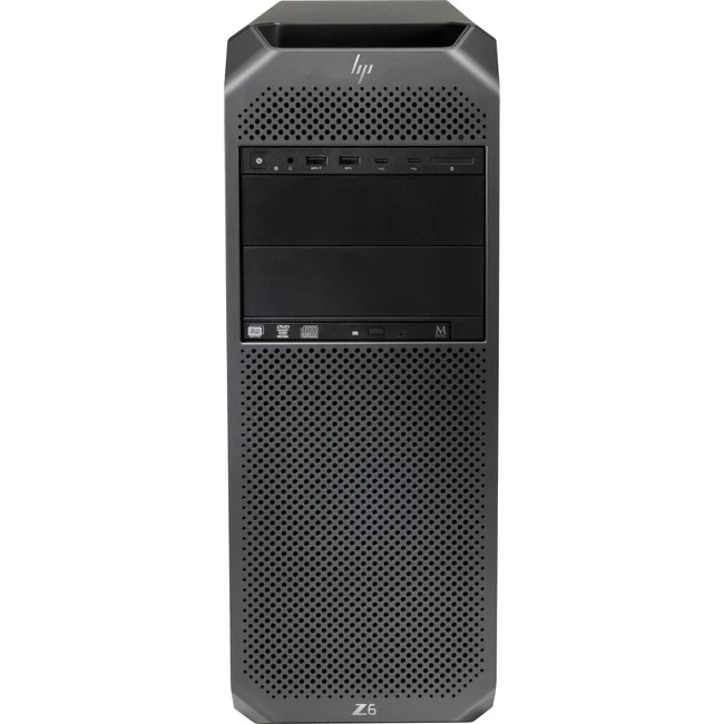 HP Z6 G4 Workstation - Intel Xeon Gold 6136 - 128 GB DDR4 SDRAM RAM - Tower - Black - Intel C622 Chip - Serial ATA Controller - 0, 1, 5, 10 RAID Levels - Intel Optane Memory Ready - Gigabit Ethernet - vPro Technology
