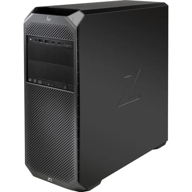 HP Z6 G4 Workstation - Intel Xeon Silver Dodeca-core (12 Core) 4214 2.20 GHz - 32 GB DDR4 SDRAM RAM - 256 GB SSD - Mini-tower - Black - Serial ATA/600 Controller - 0, 1, 5, 10 RAID Levels - English Keyboard - Gigabit Ethernet