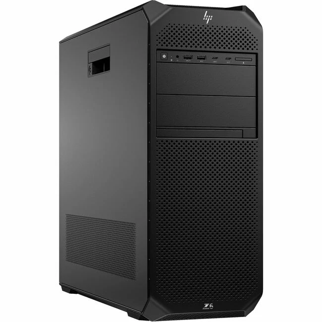 HP Z6 G5 Workstation - 1 x Intel Xeon Hexadeca-core (16 Core) w5-3435X 3.10 GHz - 32 GB DDR5 SDRAM RAM - 512 GB SSD - Tower - Black - Intel W790 Chip - Windows 11 Pro - Serial ATA/600 Controller - 0, 1, 5, 10 RAID Levels - English Keyboard - Gigabit Ether
