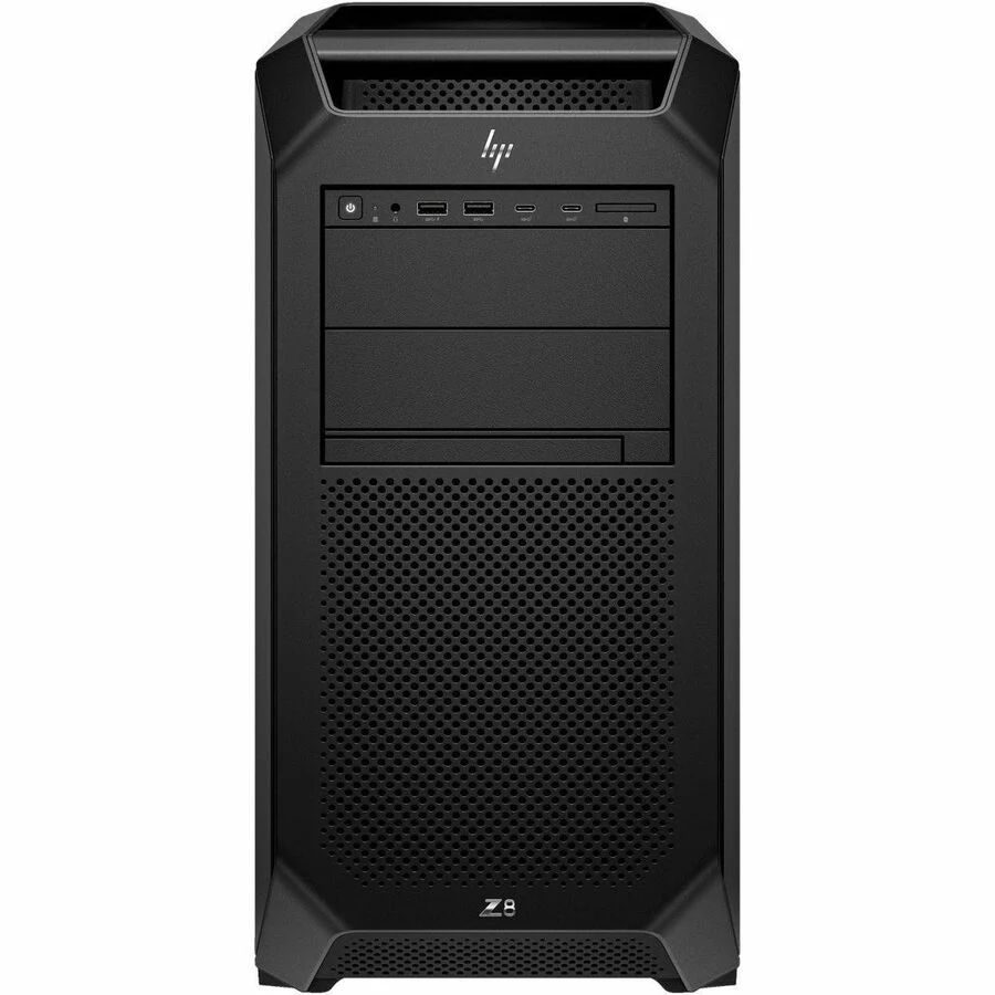 HP Z8 Fury G5 Workstation - 1 x Intel Xeon Dodeca-core (12 Core) w5-3425 3.20 GHz - 16 GB DDR5 SDRAM RAM - 512 GB SSD - Tower - Black - Intel W790 Chip - Windows 11 Pro - Serial ATA/600 Controller - 0, 1, 5, 10 RAID Levels - French Keyboard - Gigabit Ethe