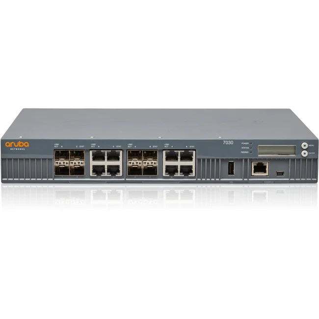 HPE 7030 Wireless LAN Controller - 8 x Network (RJ-45) - Rack-mountable