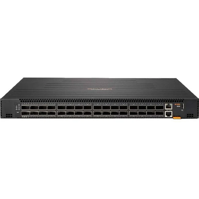 HPE 8325-32C Ethernet Switch - Manageable - 100 Gigabit Ethernet - 100GBase-X - 3 Layer Supported - Modular - 550 W Power Consumption - Optical Fiber - 1U High - Rack-mountable