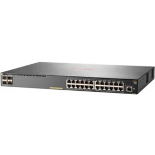 HPE Aruba 2930F 24G PoE+ 4SFP+ Switch - 24 Ports - Manageable - 10 Gigabit Ethernet, Gigabit Ethernet - 10/100/1000Base-T, 10GBase-X - Refurbished - 3 Layer Supported - Modular - Twisted Pair, Optical Fiber - 1U High - Rack-mountable, Desktop