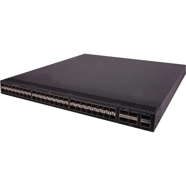 HPE FF 5940 48SFP+ 6QSFP+ Reman Switch - Manageable - 40 Gigabit Ethernet, 10 Gigabit Ethernet - 40GBase-X, 10GBase-X - Remanufactured - 3 Layer Supported - Modular - 213 W Power Consumption - Optical Fiber - 1U High - Rack-mountable