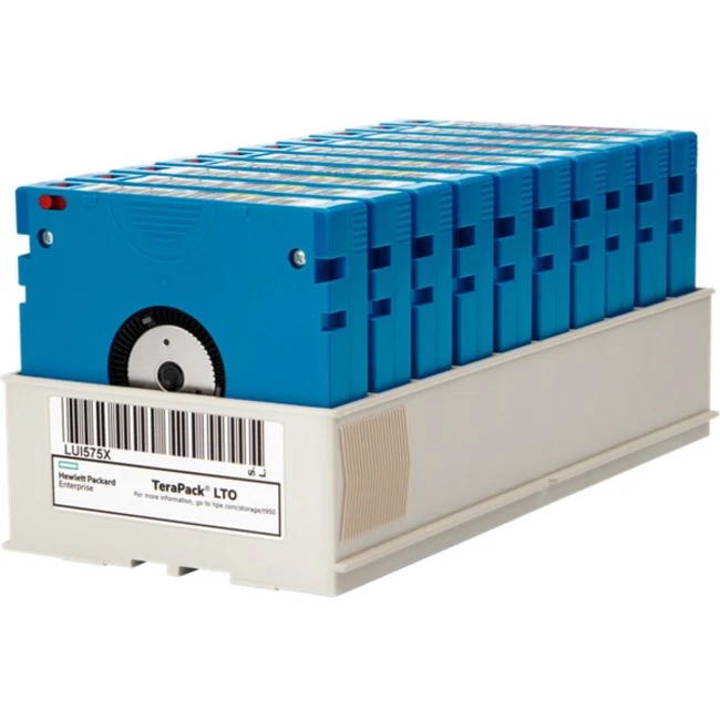 HPE LTO Ultrium 9 Data Cartridge - LTO-9 - Rewritable - Barcode Labeled - 18 TB (Native) / 45 TB (Compressed) - 3395.67 ft Tape Length - 1000 MB/s Compressed Data Transfer Rate - 10 Pack