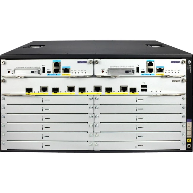 HPE MSR4080 Router Chassis - Refurbished - 11 - 5U - Rack-mountable, Desktop