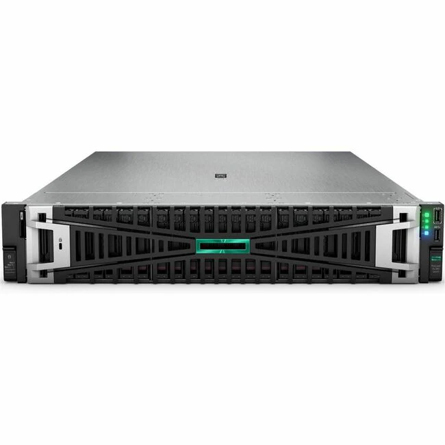 HPE ProLiant DL380 G11 2U Rack Server - 1 x Intel Xeon Gold 5416S 2 GHz - 32 GB RAM - Serial ATA/600, 12Gb/s SAS Controller - Intel C741 Chip - 2 Processor Support - 8 TB RAM Support - Up to 16 MB Graphic Card - 10 Gigabit Ethernet - 8 x SFF Bay(s) - Hot