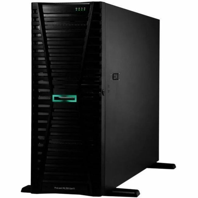 HPE ProLiant ML350 G11 4U Tower Server - 1 x Intel Xeon Gold 5416S 2 GHz - 32 GB RAM - Serial ATA, Serial Attached SCSI (SAS) Controller - Intel C741 Chip - 2 Processor Support - 8 TB RAM Support - Up to 16 MB Graphic Card - Gigabit Ethernet - 8 x SFF Bay