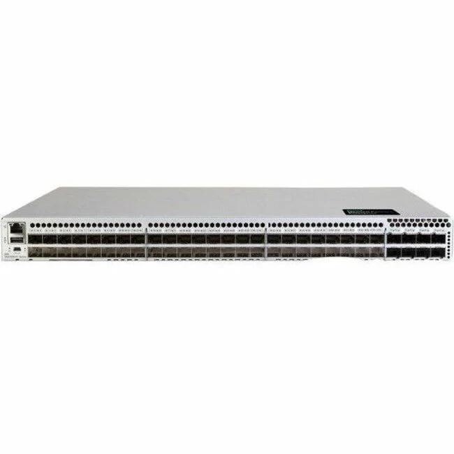 HPE SN6700B 64Gb 56/24 24-port 64Gb Short Wave SFP56 Port Side Intake Integrated FC - 56 Ports - 64 Gbit/s - 56 Fiber Channel Ports - 56 x Total Expansion Slots - 48 x SFP+ Slots - Manageable - Rack-mountable - 1U - 3 Year