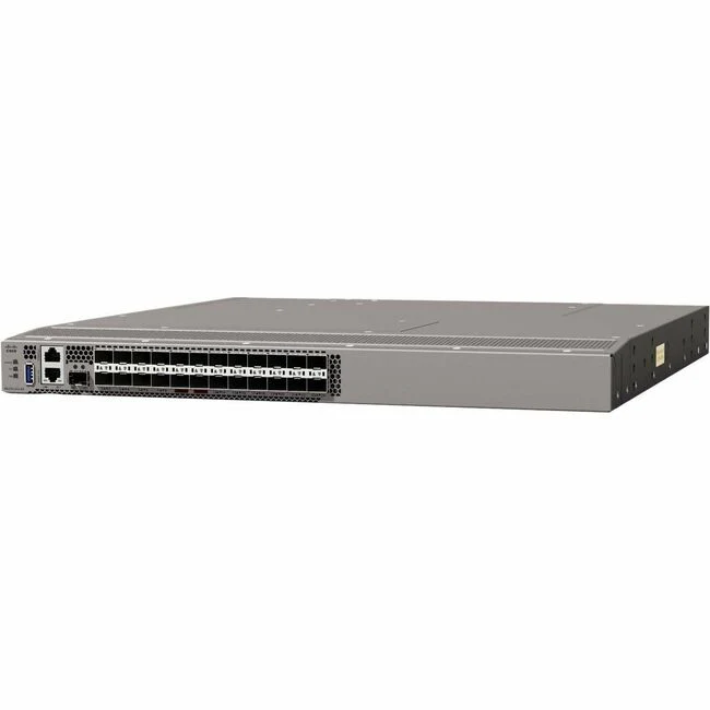 HPE SN6710C 64Gb 24/8 Fibre Channel Switch - 24 Ports - 64 Gbit/s - 24 Fiber Channel Ports - 24 x Total Expansion Slots - SFP+ - 24 x SFP+ Slots - Rack-mountable - 1U