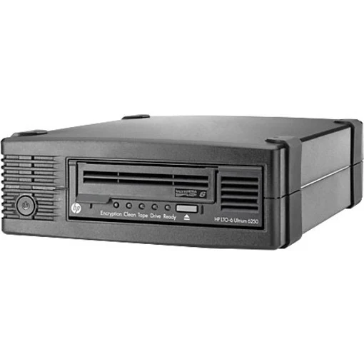 HPE StoreEver LTO-6 Ultrium 6250 External Tape Drive - LTO-6 - Refurbished - 2.50 TB (Native)/6.25 TB (Compressed) - 6Gb/s SAS - 5.25" Width - 1/2H Height - External - 168.94 MB/s Native - 422.34 MB/s Compressed - Linear Serpentine - Encryption - WORM Sup