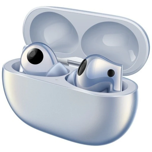 Huawei FreeBuds Pro 2 Earset - Stereo - Wireless - Bluetooth - 14 Hz - 48 kHz - Earbud - Binaural - In-ear - Noise Canceling - Silver, Blue