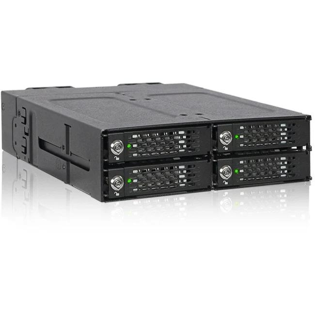 Icy Dock Full Metal 4 Bay M.2 NVMe SSD Mobile Rack for External 5.25" Drive Bay