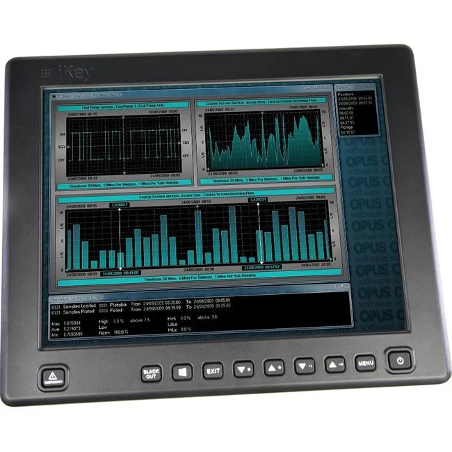 iKey iKeyVision IK-KV-13.3W LCD Touchscreen Monitor - 16:9 - 13.3" Viewable - Capacitive - 1280 x 800 - WXGA - 1000 Nit - Speakers - HDMI - USB - VGA - DisplayPort