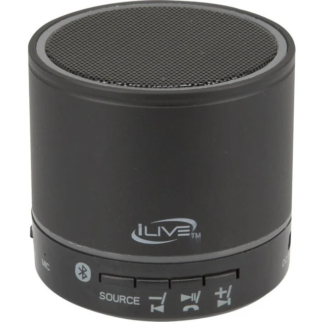 iLive ISB07B Portable Bluetooth Speaker System - Battery Rechargeable - USB