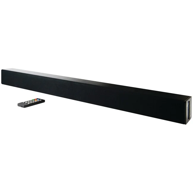iLive ITB196B 2.0 Bluetooth Sound Bar Speaker - Black - Wall Mountable - 1 Pack