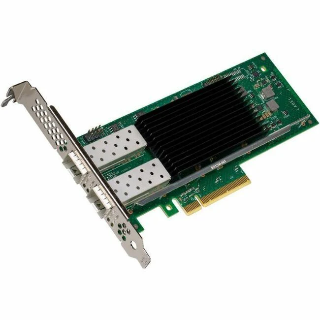 Intel Ethernet Network Adapter E810-XXVDA2 - PCI Express 4.0 x8 - Intel E810-XXVAM2 - 2 Port(s) - Optical Fiber, Twinaxial - Full-height/Low-profile Bracket Height - 25GBase-CR, 25GBase-SR, 25GBase-LR - SFP28 - Plug-in Card