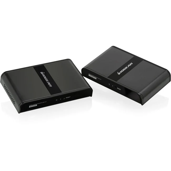 IOGEAR HDMI Over Powerline PRO Kit - 1 Input Device - 1 Output Device - 984.25 ft Range - 1 x HDMI In - 2 x HDMI Out - Full HD - 1920 x 1080