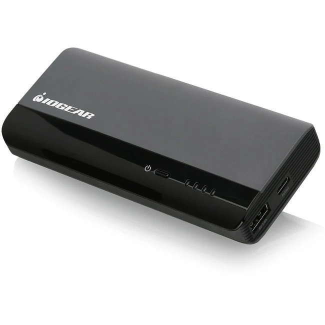 IOGEAR USB-C 10,000mAh Mobile Power Station - For USB Device, Cellular Phone, Tablet PC, Wearables, Notebook, Headphone, Smartphone - Lithium Ion (Li-Ion) - 10000 mAh - 3 A - 5 V DC Output - 5 V DC Input - 2 x USB
