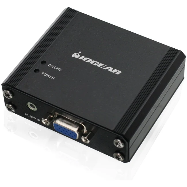 IOGEAR VGA w/Audio to HDMI Converter TAA Compliant - Functions: Signal Conversion - 1920 x 1200 - VGA - Audio Line In - TAA Compliant