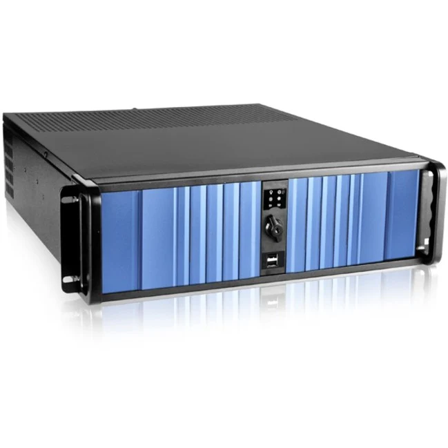 iStarUSA D Storm D-300SEA-BL-HDD2535 with Blue SEA Bezel and HDD/SSD Converter