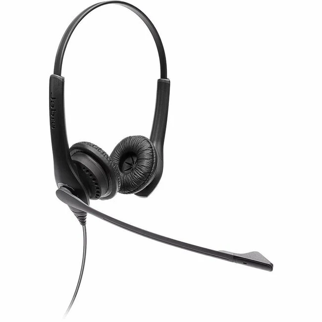 Jabra Biz 1100 EDU Headset - Stereo - USB, Mini-phone (3.5mm) - Wired - 80 Hz - 20 kHz - On-ear, Over-the-head - Binaural - Ear-cup - 5.91 ft Cable - Noise Cancelling, Uni-directional Microphone