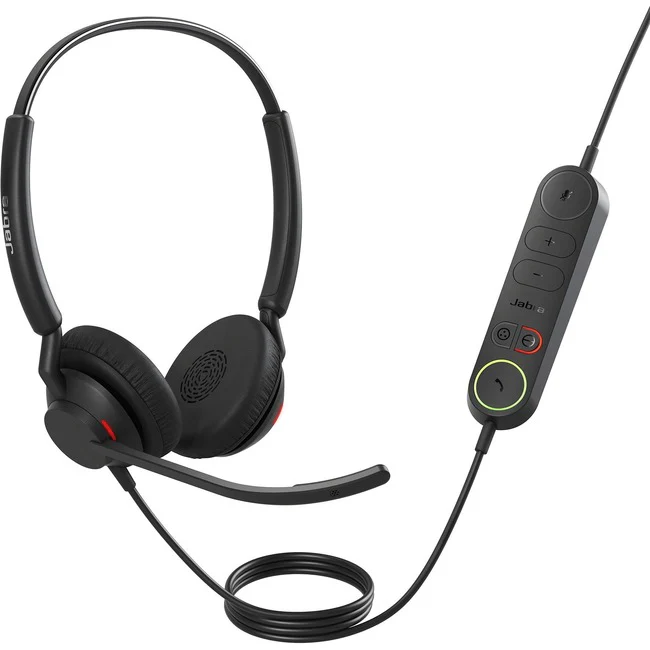Jabra Engage 40 headset - Stereo - USB Type A - Wired - 50 Hz - 20 kHz - On-ear, Over-the-head - Binaural - Ear-cup - MEMS Technology Microphone - Noise Canceling