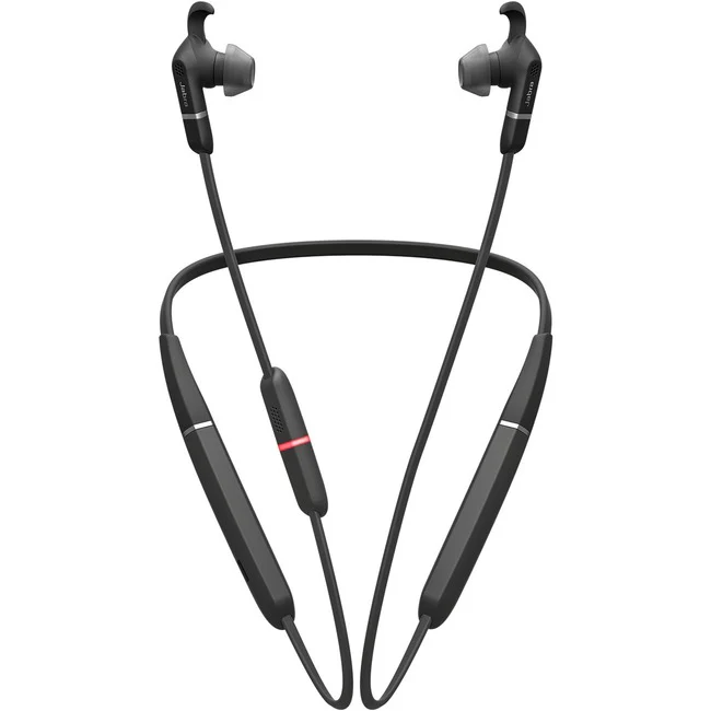 Jabra EVOLVE 65e MS Earset - Stereo - Wireless - Bluetooth - 98.4 ft - 20 Hz - 20 kHz - Behind-the-neck, Earbud - Binaural - In-ear - Noise Cancelling Microphone - Noise Canceling