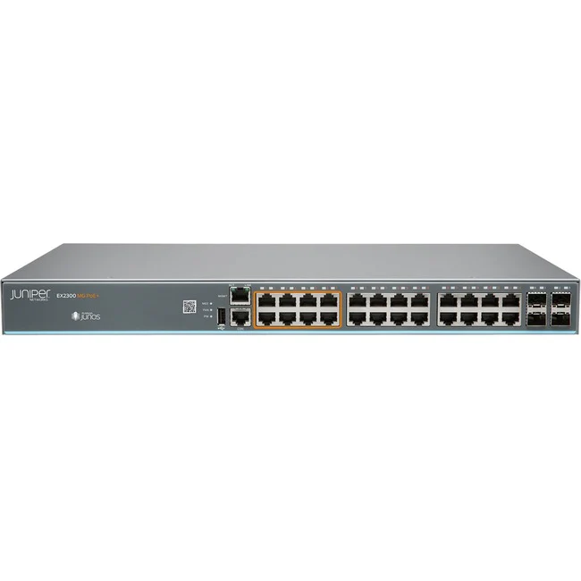 Juniper EX2300 Ethernet Switch - 24 Ports - Manageable - 3 Layer Supported - Modular - Twisted Pair, Optical Fiber - 1U High - Rack-mountable, Wall Mountable, Desktop - Lifetime Limited Warranty