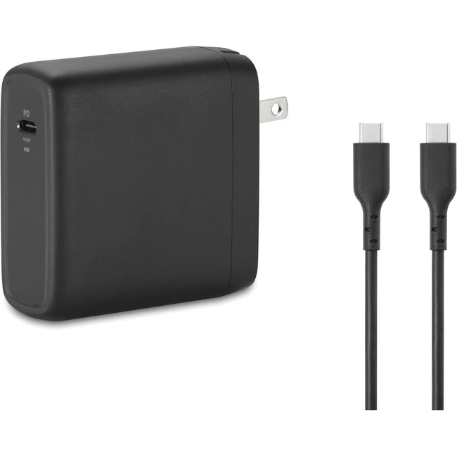 Kensington 100W USB-C GaN Power Adapter - 1 Pack - 100 W - Black