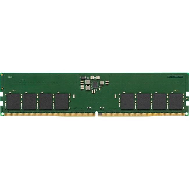 Kingston 16GB DDR5 SDRAM Memory Module - For Desktop PC - 16 GB - DDR5-5600/PC5-44800 DDR5 SDRAM - 5600 MHz Single-rank Memory - CL46 - 1.10 V - Non-ECC - Unbuffered - 288-pin - DIMM - Lifetime Warranty